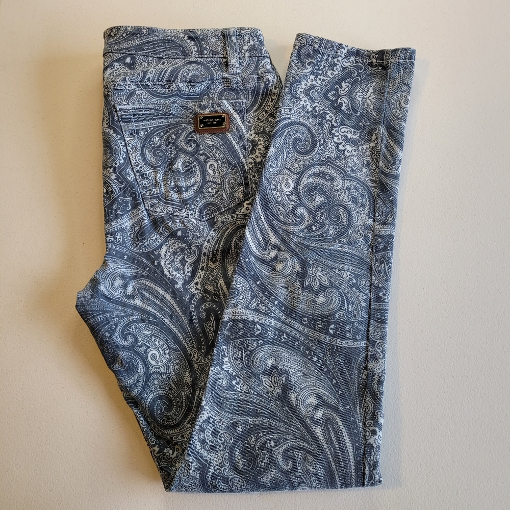 Michael Kors Women's Size 8 Paisley Print Jeans